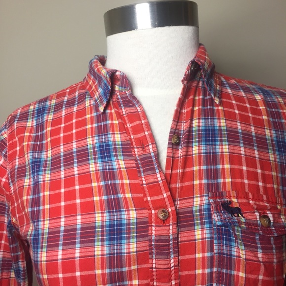 Abercrombie and Fitch | Plaid Button Down. Size S - Picture 3 of 6